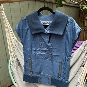 Whim Vintage Blue Vest — Size S